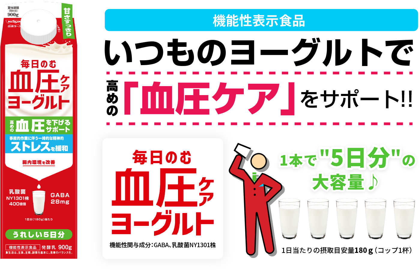 毎日のむ血圧ケアヨーグルト
